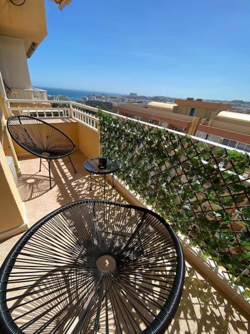 Apt Con Espectacular Vista, Piscinas, Recep 24 Hs Benalmádena Buitenkant foto